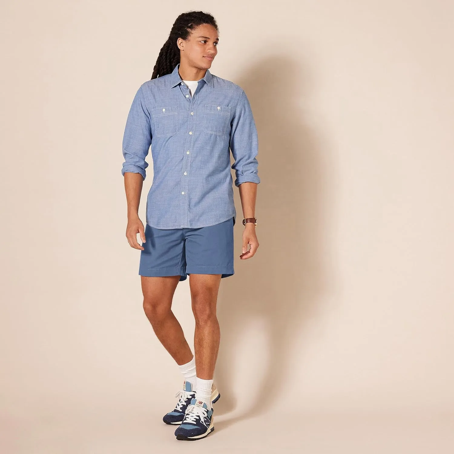 Amazon Essentials Men's Classic-Fit 7" Chino Shorts