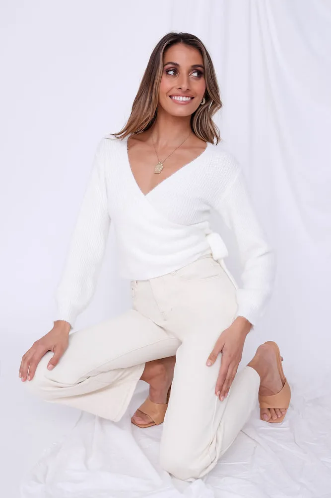 Crystal Glass Houses Knit White