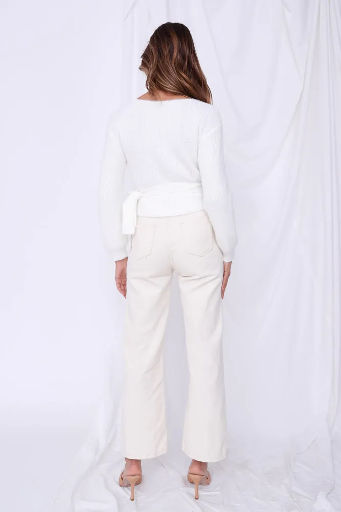 Crystal Glass Houses Knit White