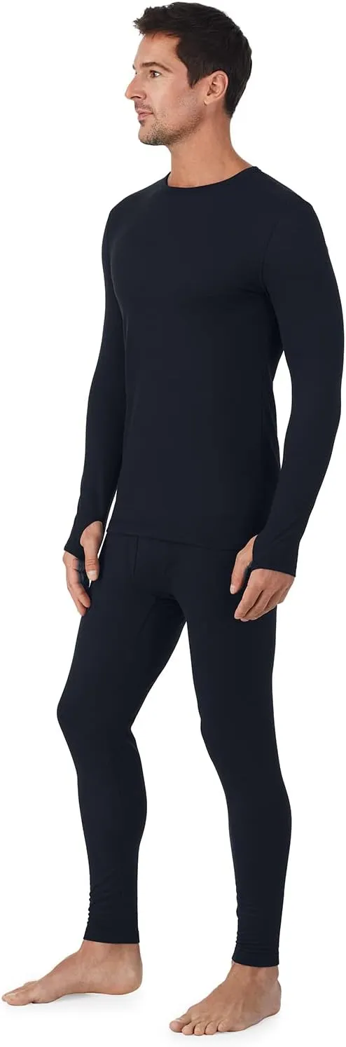 Cuddl Duds Thermal Underwear Shirt and Leggings Set for Men - Heavyweight Fleece Lined Long Johns - Winter Clothes Base Layer