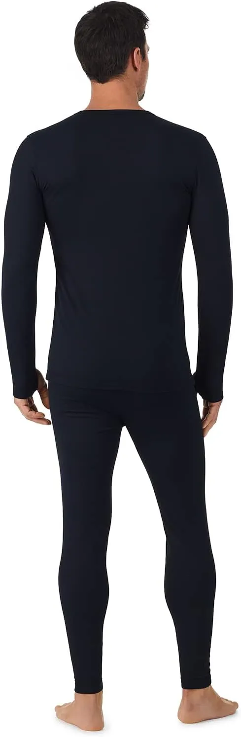 Cuddl Duds Thermal Underwear Shirt and Leggings Set for Men - Heavyweight Fleece Lined Long Johns - Winter Clothes Base Layer
