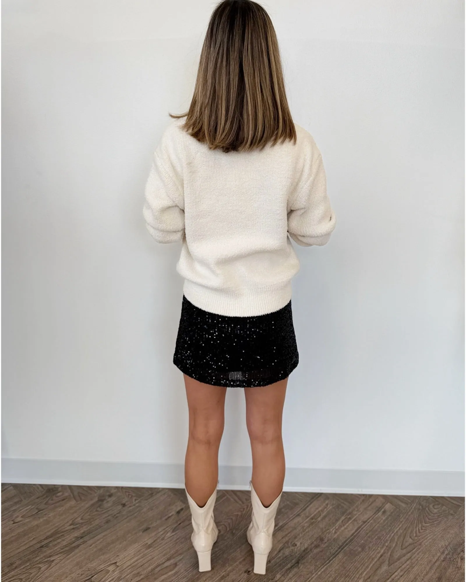 Dena Sequin Mini Skirt