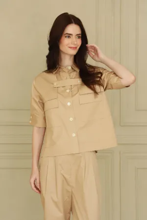 Jordyn Poplin Top