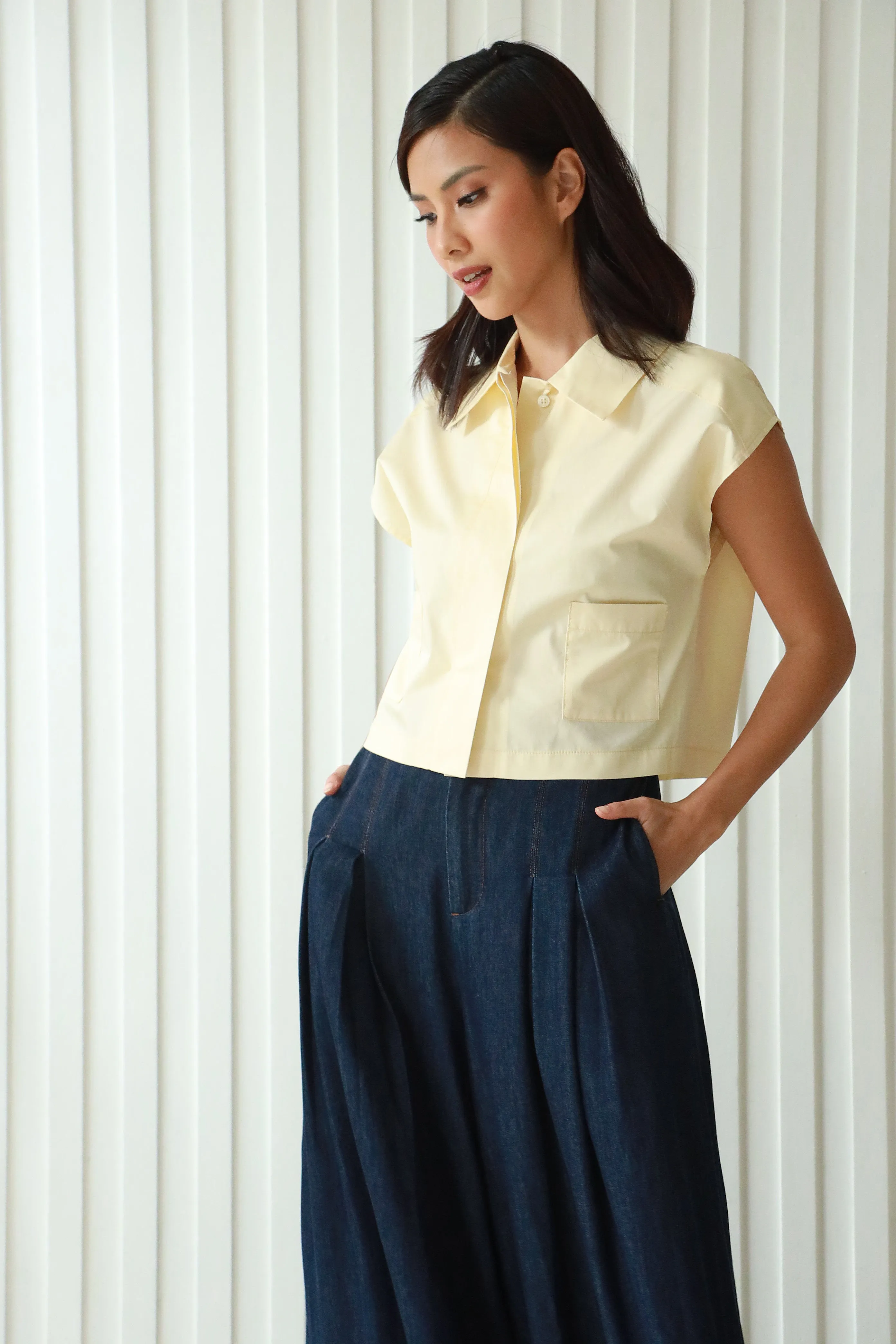 Kaycee Poplin Top