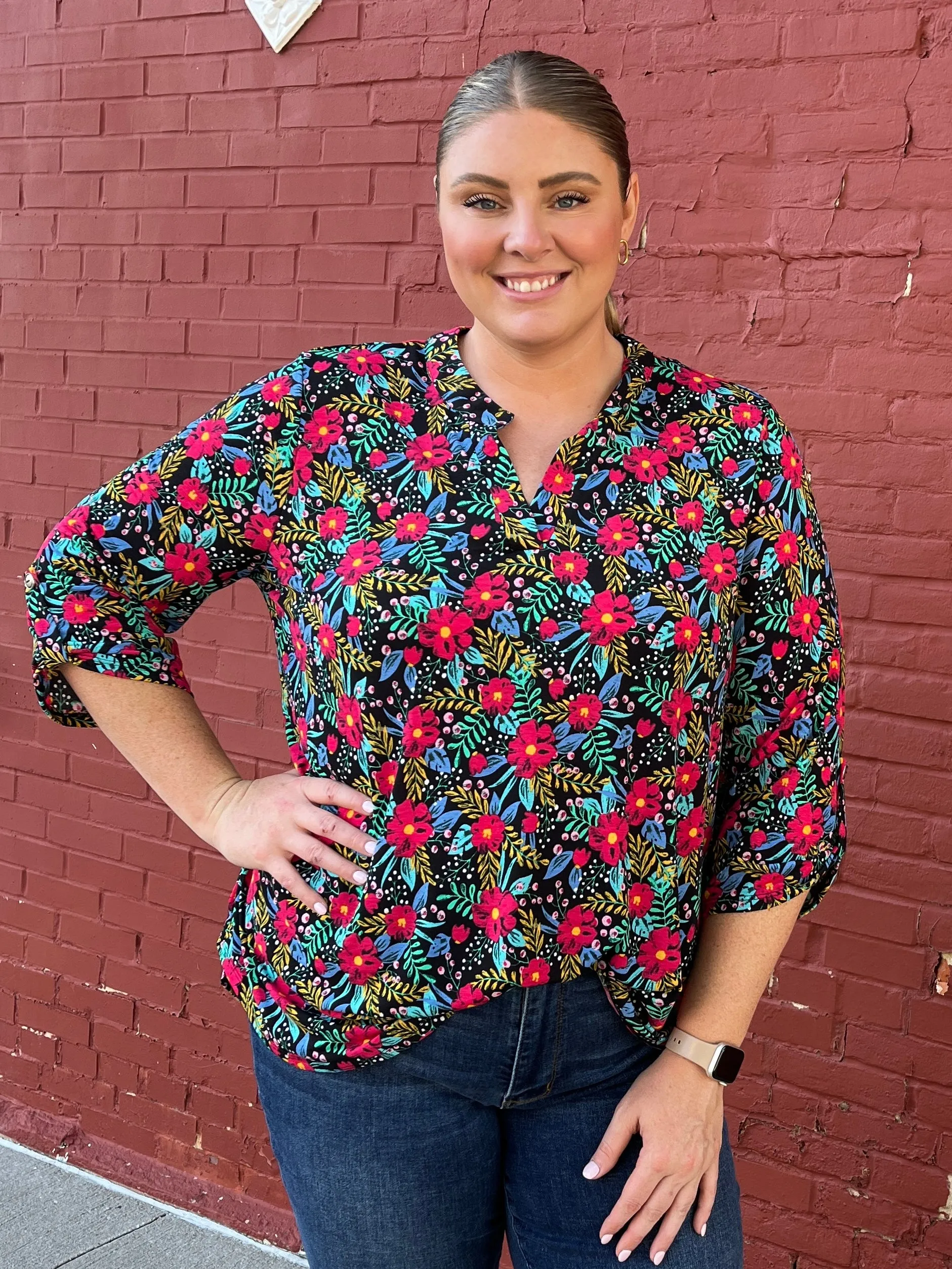 Lizzy Black Blouse