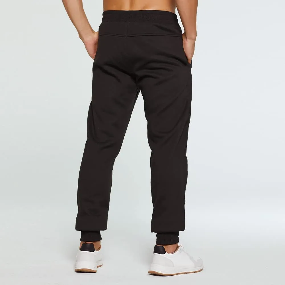 MANLUODANNI Men's Winter Fleece Sweatpants Sherpa Lined Pants Active Drawstring Jogger Trousers