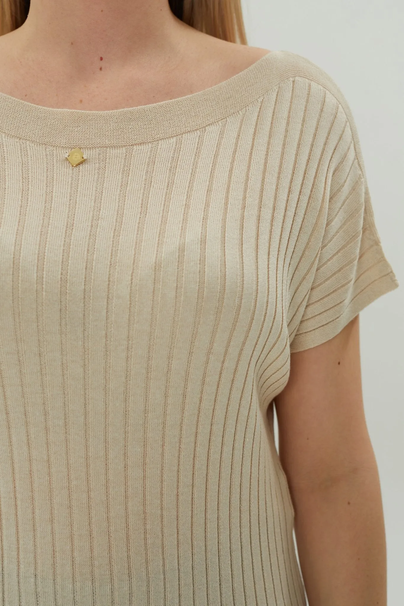Mink Short Sleeve Sweater