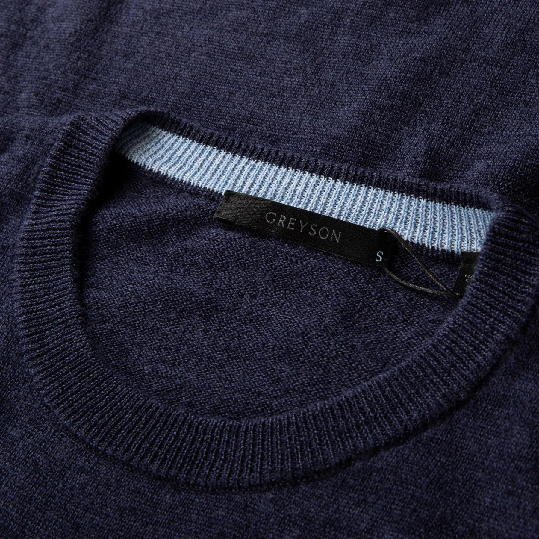 Napeague Crewneck Knit Maltese Blue - SU24