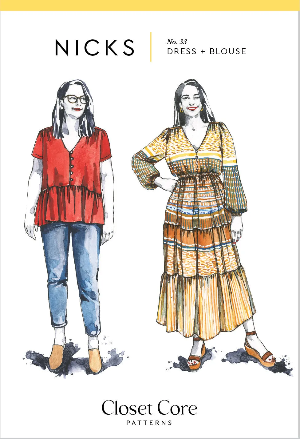 Nicks Dress   Blouse Pattern