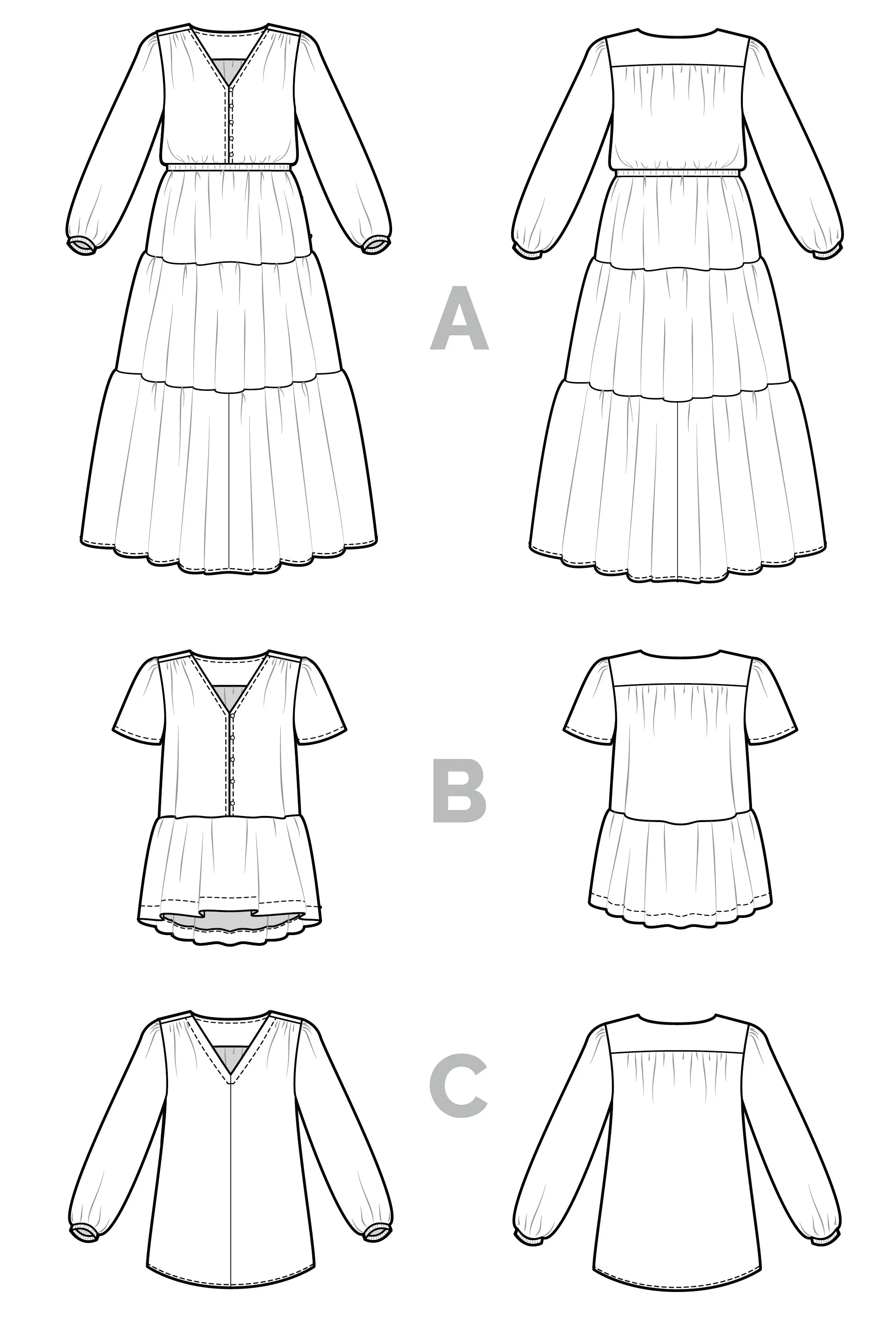 Nicks Dress   Blouse Pattern