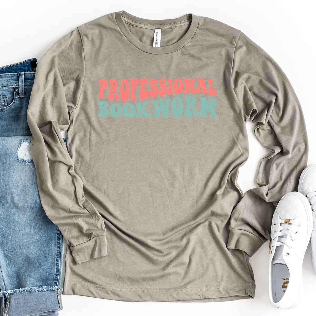 professional bookworm long sleeve unisex tee