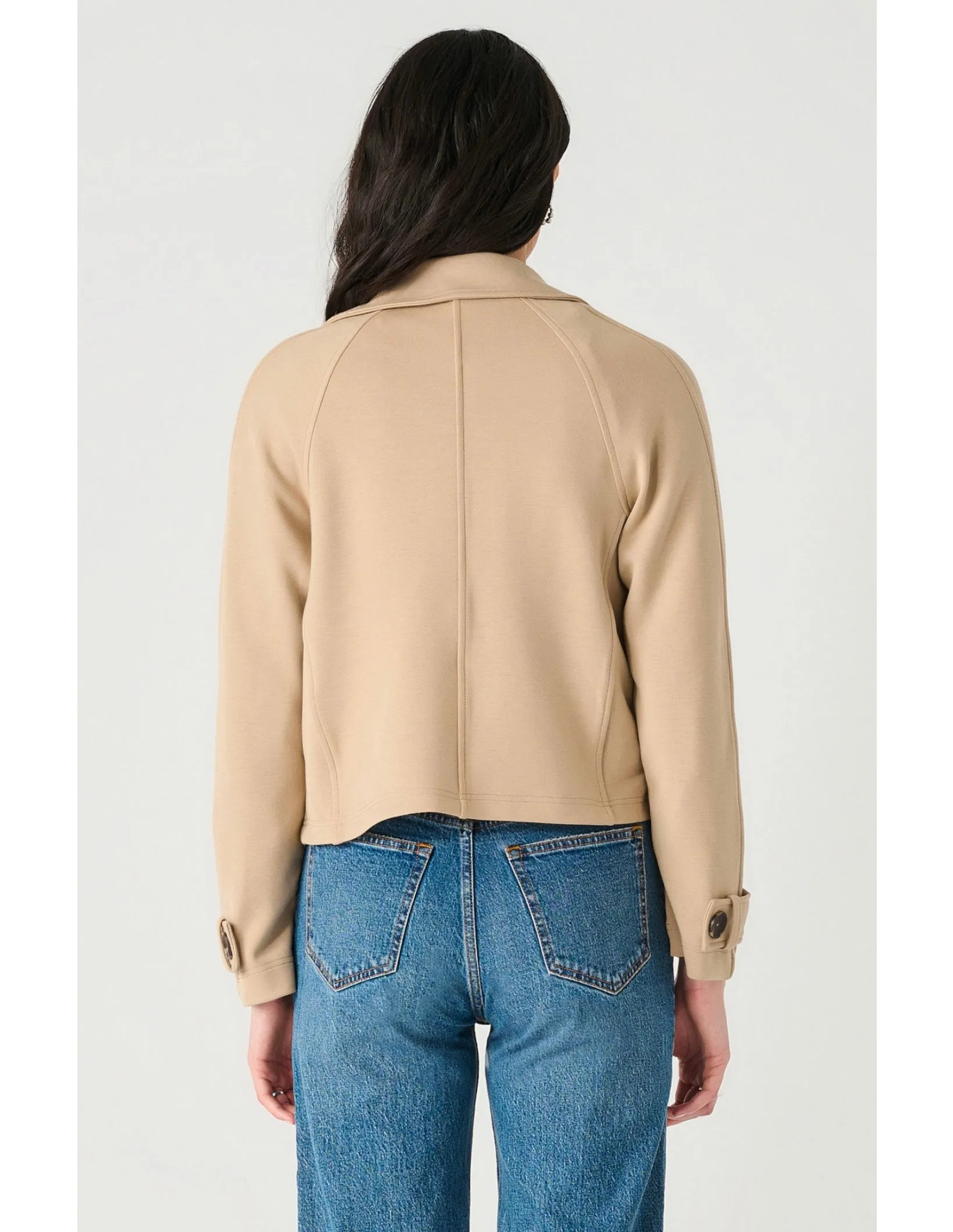 Short Knit Trench