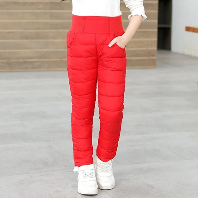 Unisex Winter Pants Cotton Padded