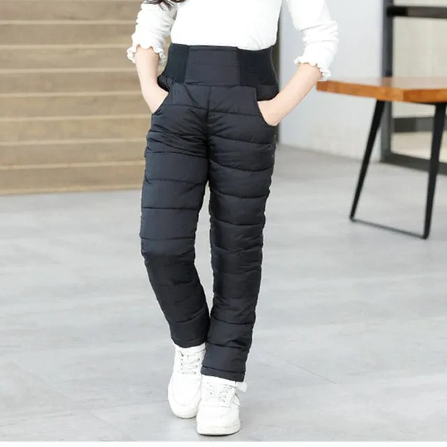 Unisex Winter Pants Cotton Padded