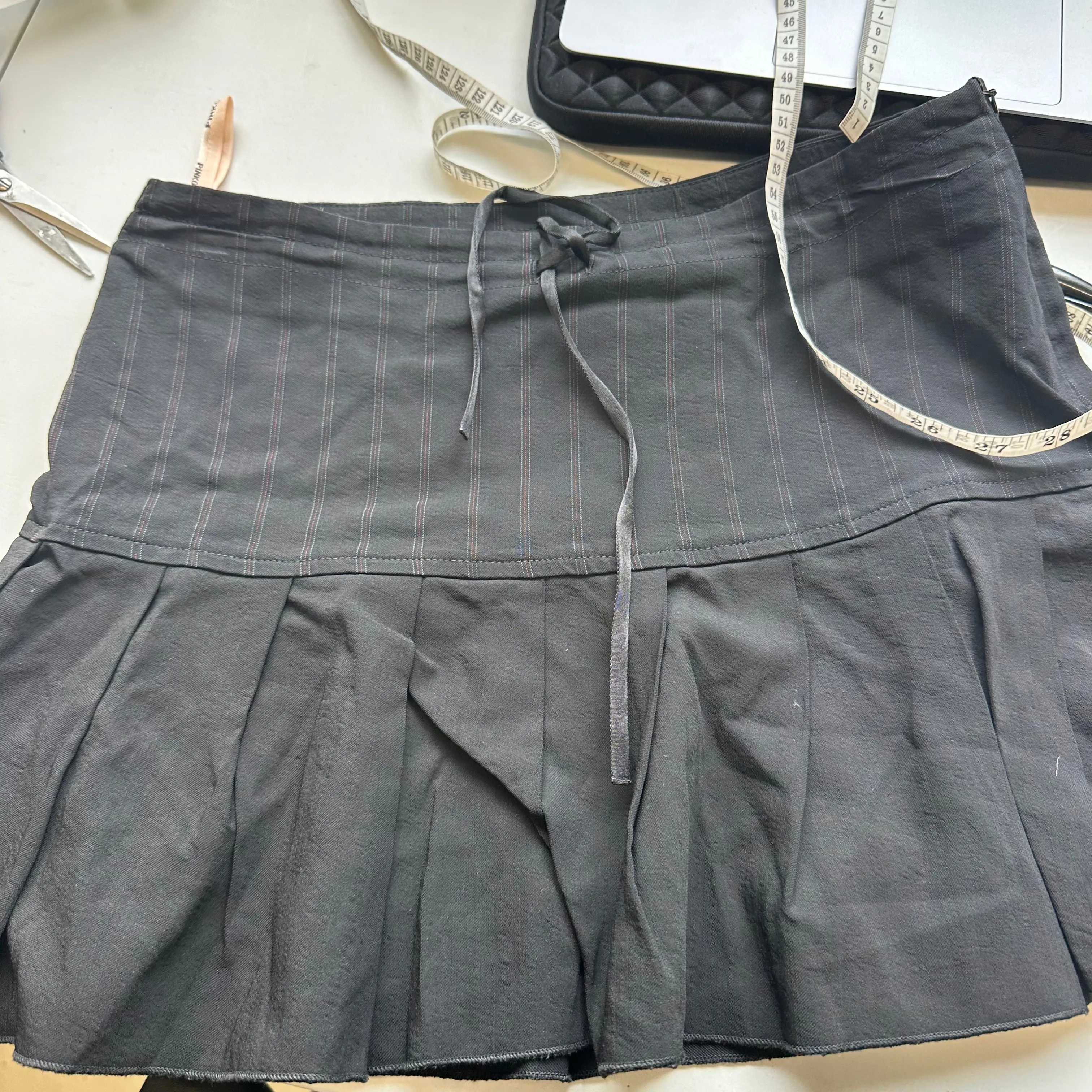 vintage pinko pleated mini skirt